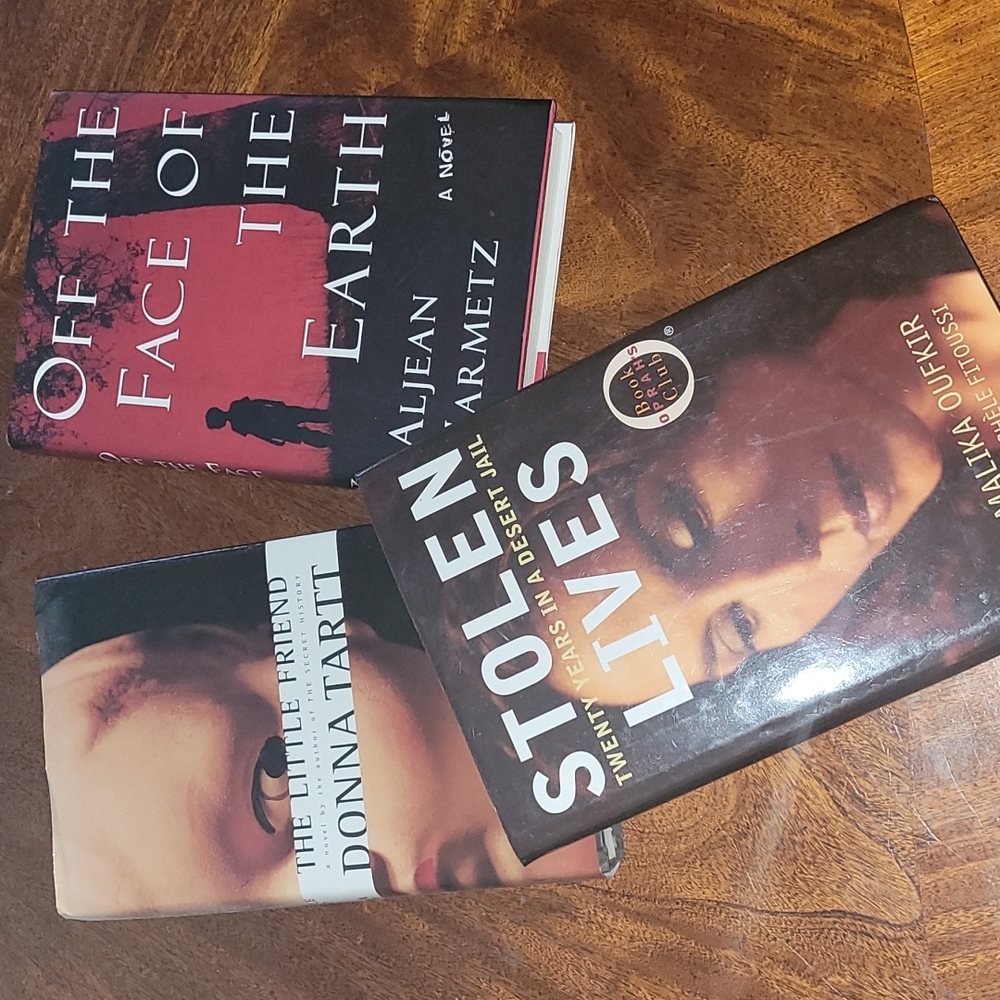 3 hard cover books